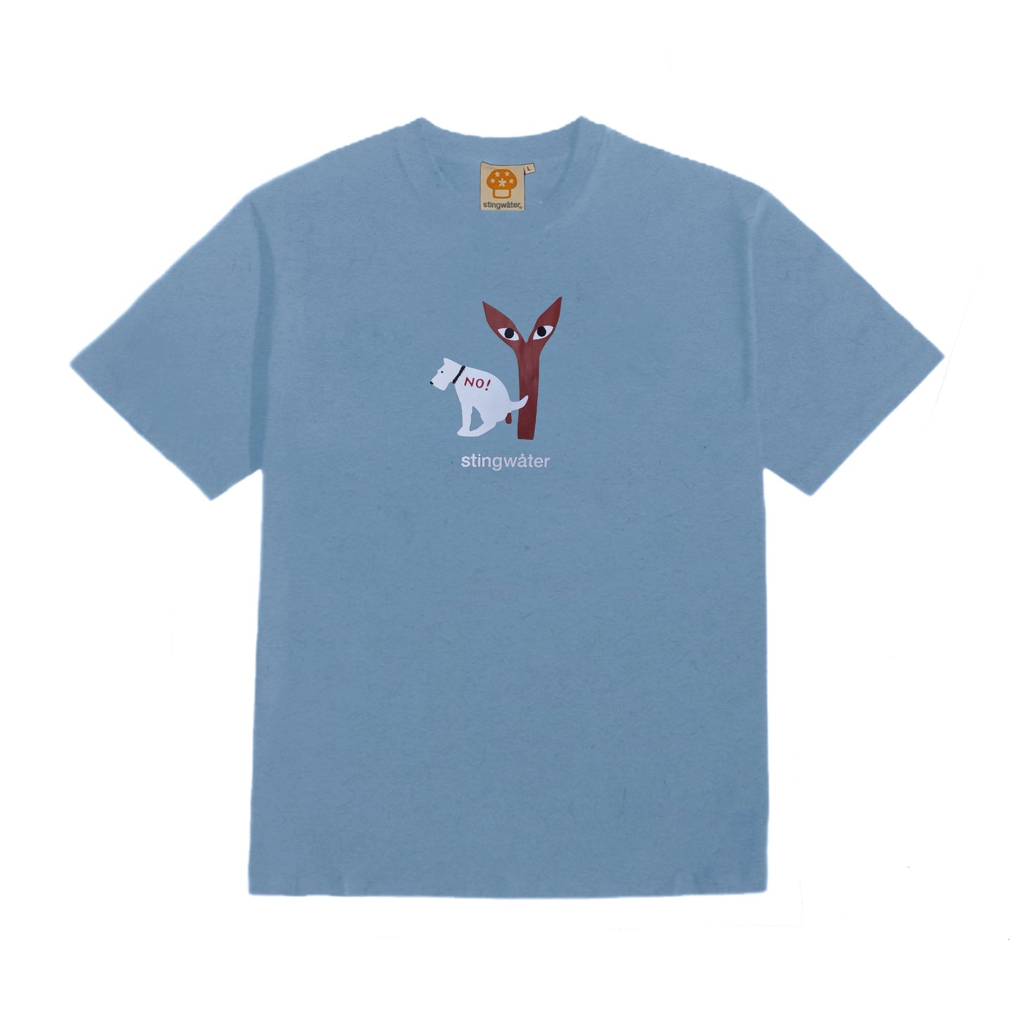 Stingwater No! Pooping on Aya Tee - Palm Blue