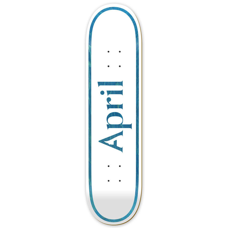 April Logo Blue Deck - 8.0