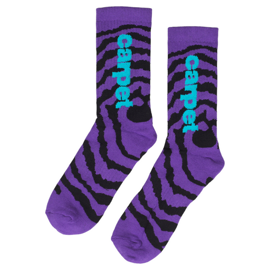 Carpet Company Spiral Sock - Purple