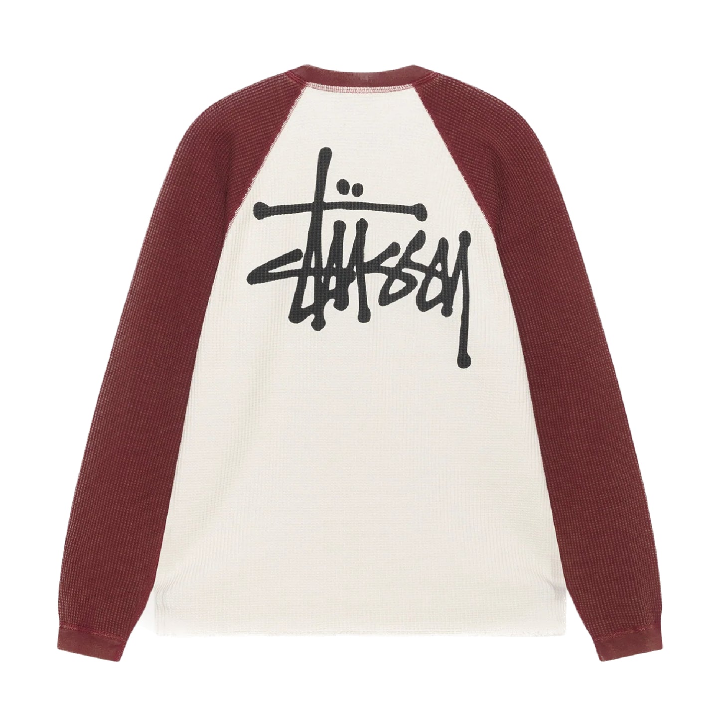 Stussy 2 Tone Raglan Thermal - Off White