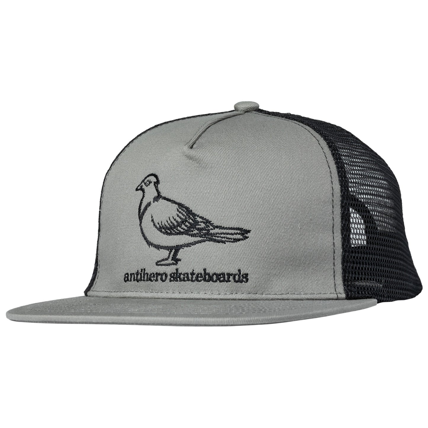 Antihero Basic Pigeon Snapback - Silver/Black