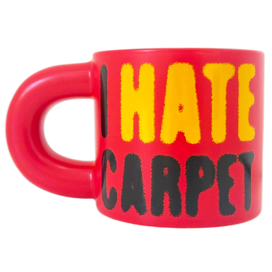 Carpet Company Hate Coffee Mug - Red