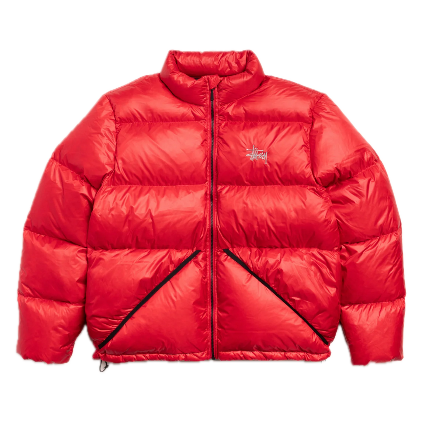 Stussy Micro Ripstop Down Puffer - Red