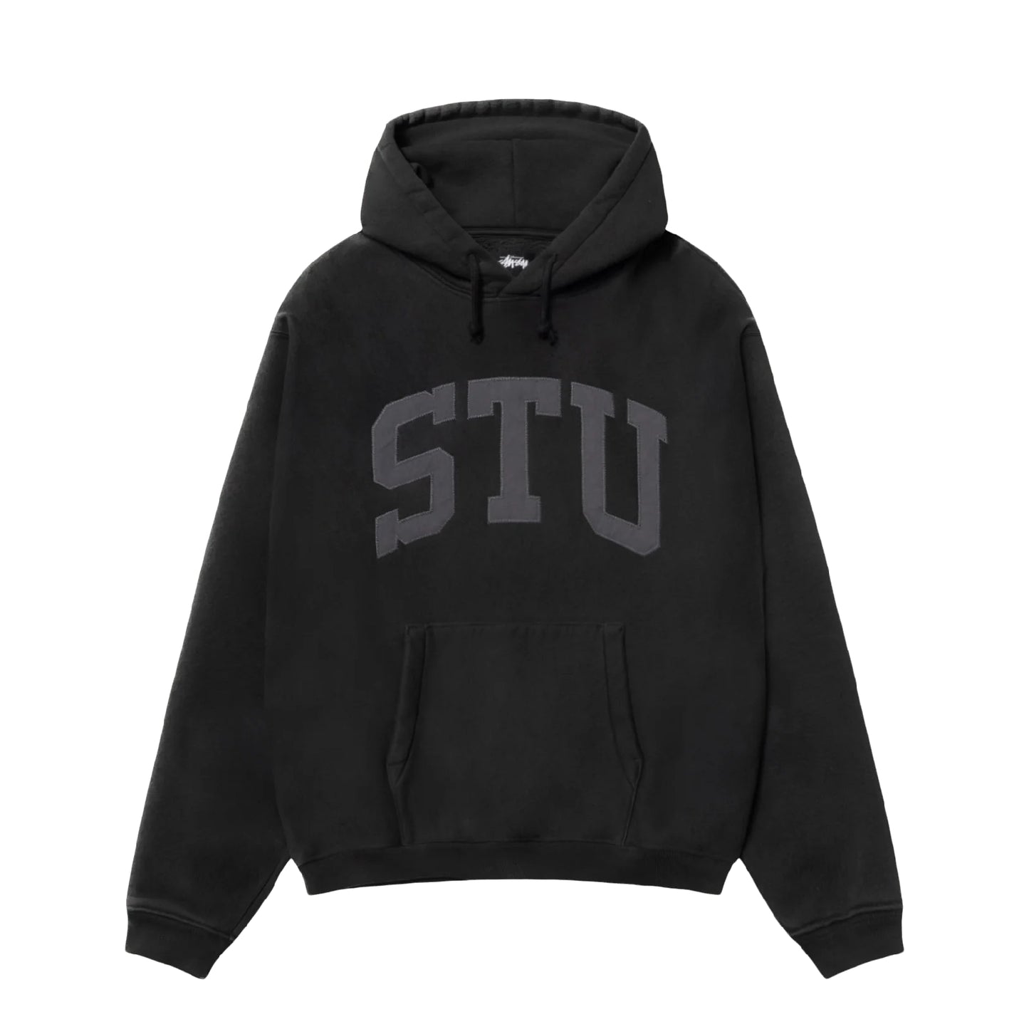 Stussy Stu Relaxed Hoodie - Black