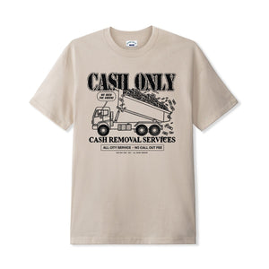 Cash Only Removal Tee - Sand