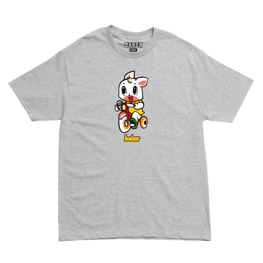 Baker Reynolds Bunny Tee - Heather Grey