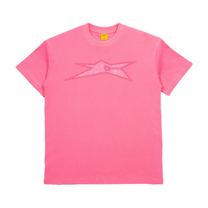 Carpet Company Bizarro Rhinestone Tee - Pink