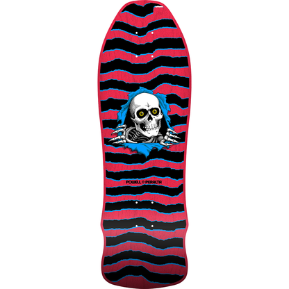 Powell Peralta GeeGah Ripper Reissue Deck - 9.75 x 30 Red Stain