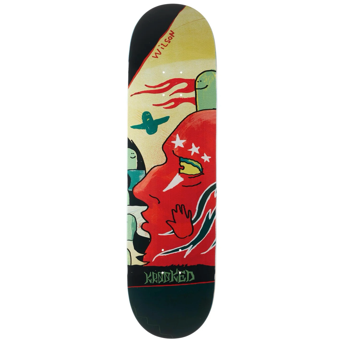 Krooked Wilson Three Star Deck - 8.5
