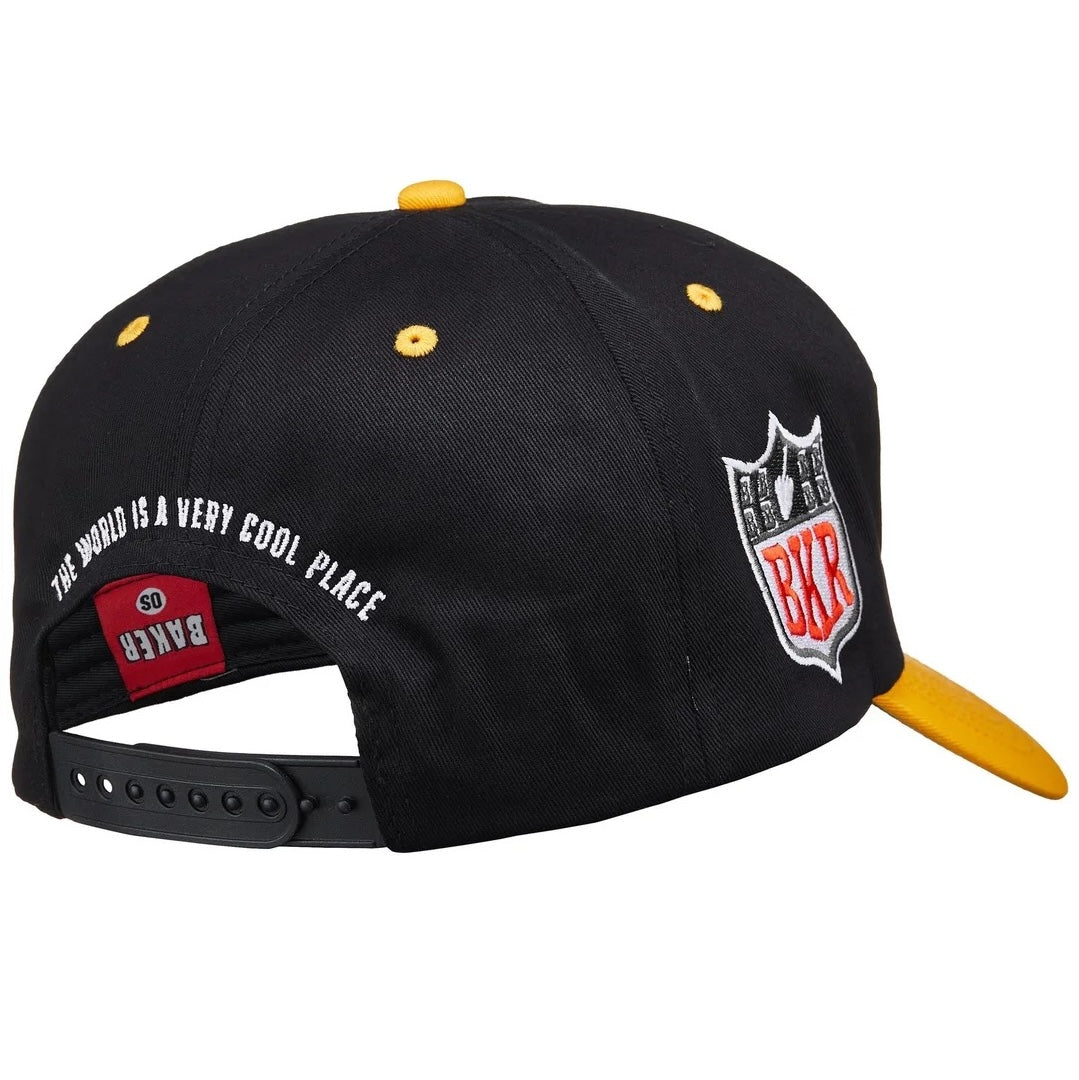 Baker Cool Place Snapback - Black/Yellow