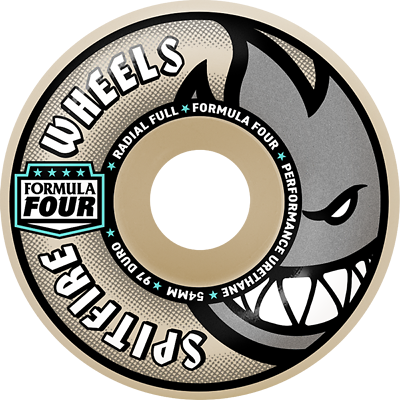 Spitfire Formula Four Radial Full Wheels - 97D 54mm