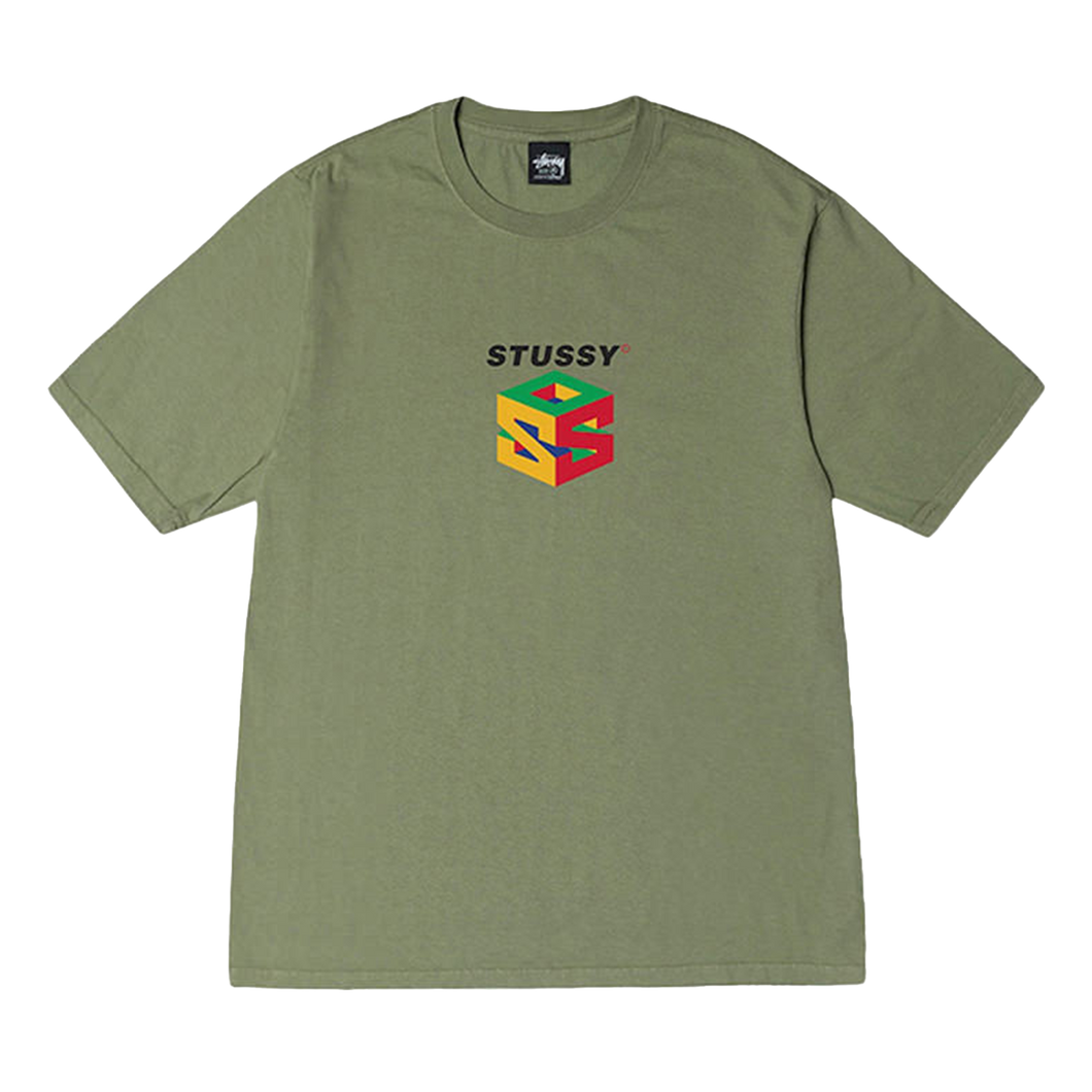 Stussy S64 Pigment Dyed Tee - Artichoke – Ninetimes Skateshop