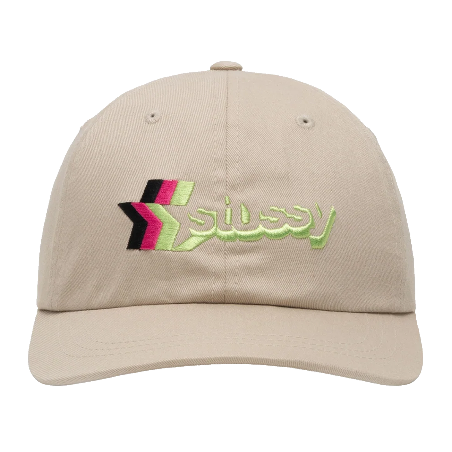 Stussy 3 Star Low Pro Strapback Cap - Khaki