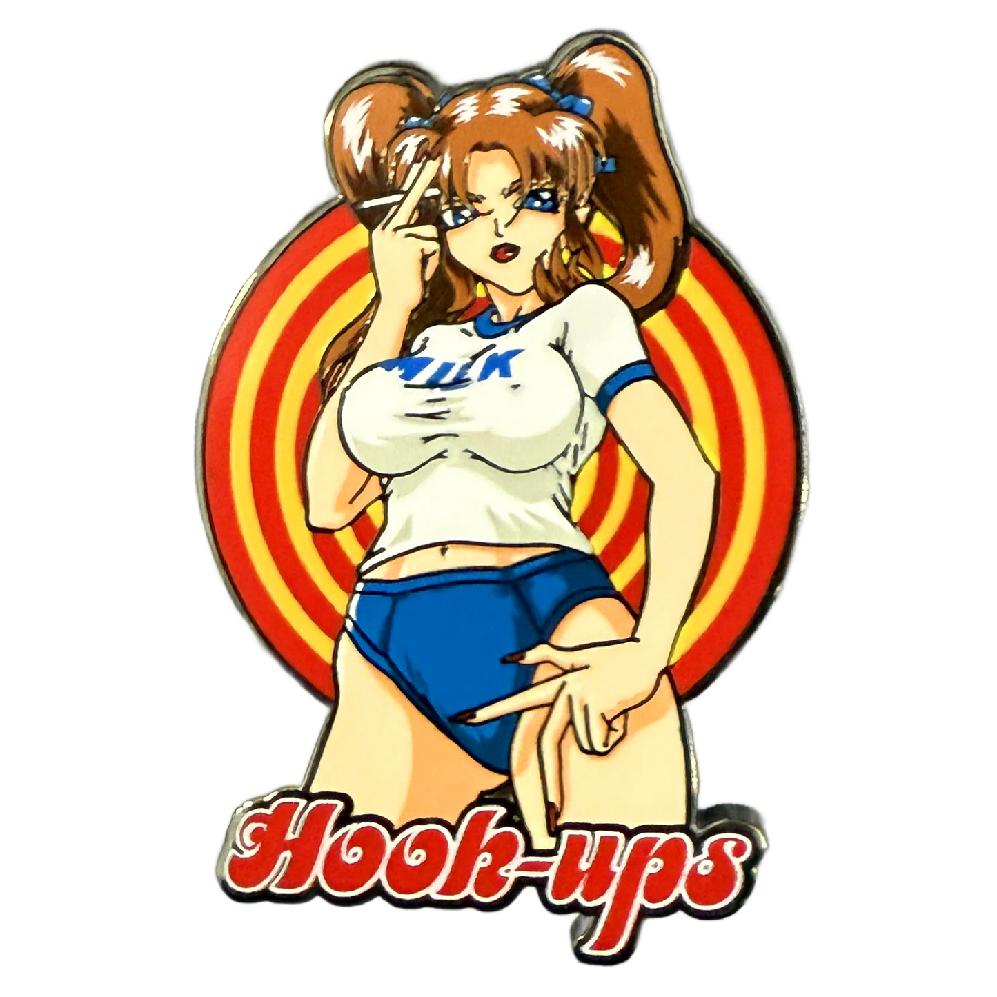 Hook-Ups Sakura Enamel Pin