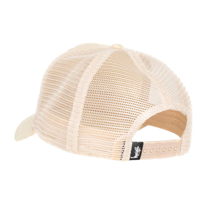 Stussy Cursive Stitch Trucker Cap - Sand