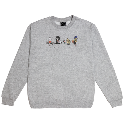 Ninetimes Schoolyard Crewneck - Heather Grey