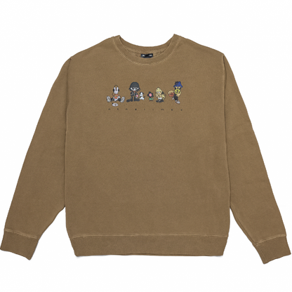 Ninetimes Schoolyard Crewneck - Sand