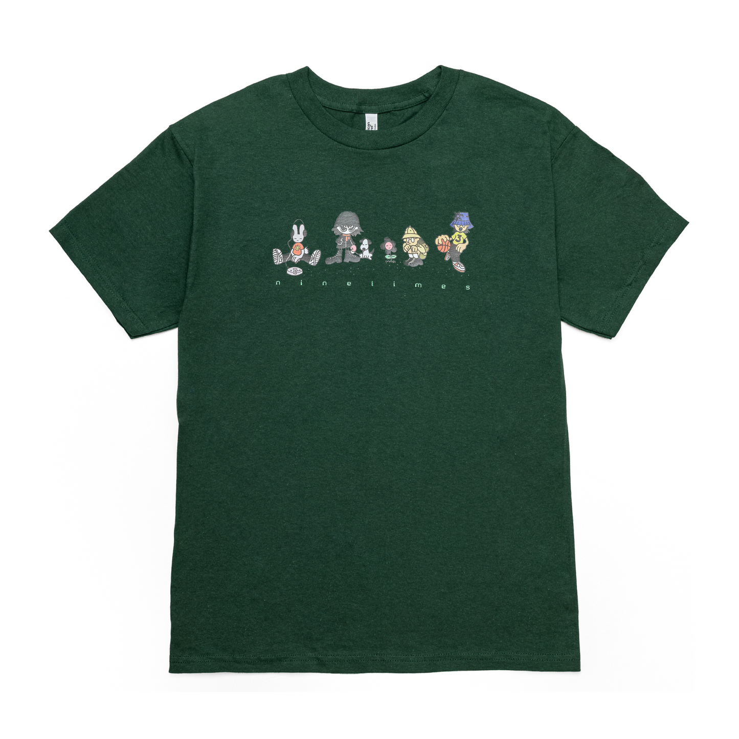 Ninetimes Schoolyard Tee - Grass