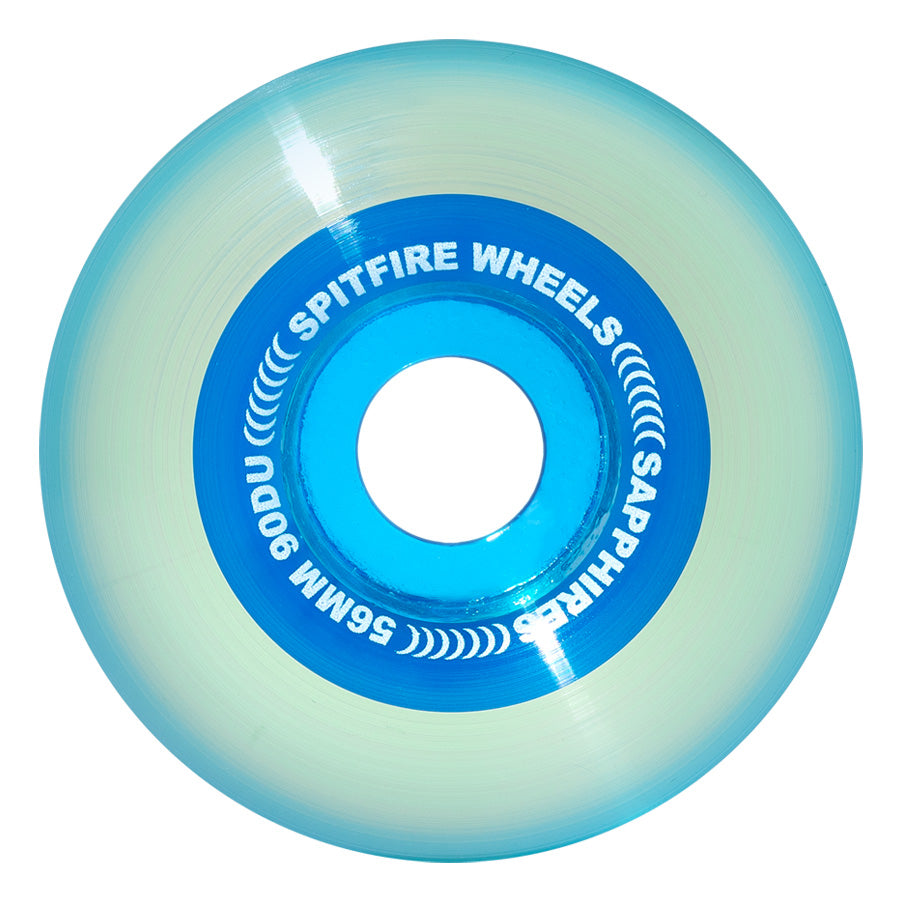 Spitfire Sapphire 90D Clear/Blue Wheel - 90D 56mm