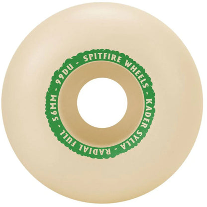 Spitfire Formula Four Kader Puffs Radial Full Wheels - 99D 59mm