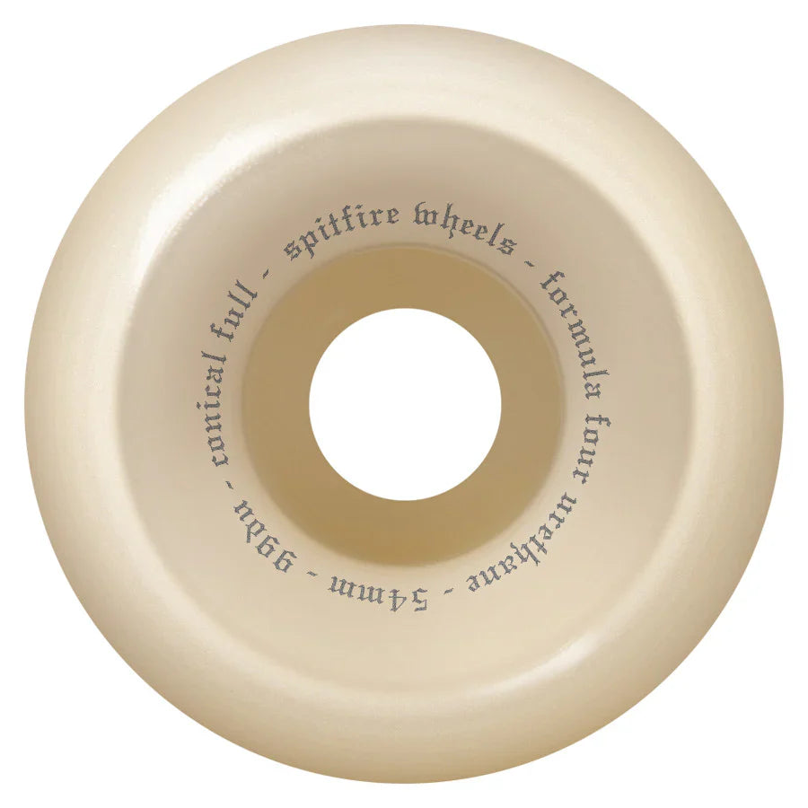 Spitfire Formula Four Venom Script Conical Full Wheels - 99A 54mm