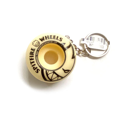 Spitfire Classic Wheel Keychain - Natural
