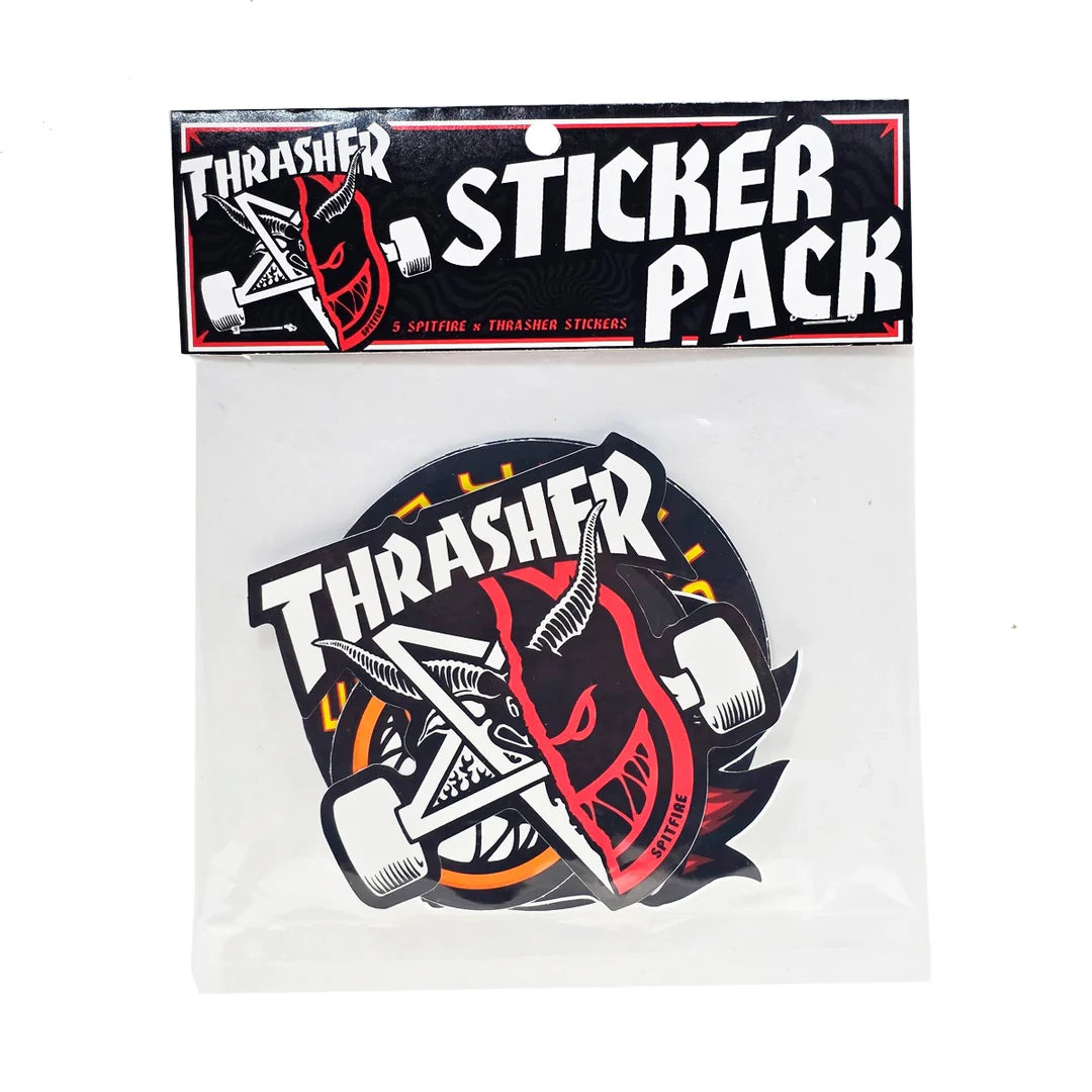 Spitfire X Thrasher Sticker Pack (5pcs)