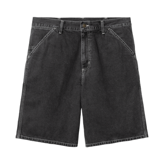 Carhartt WIP Simple Short - Black Heavy Stone Washed