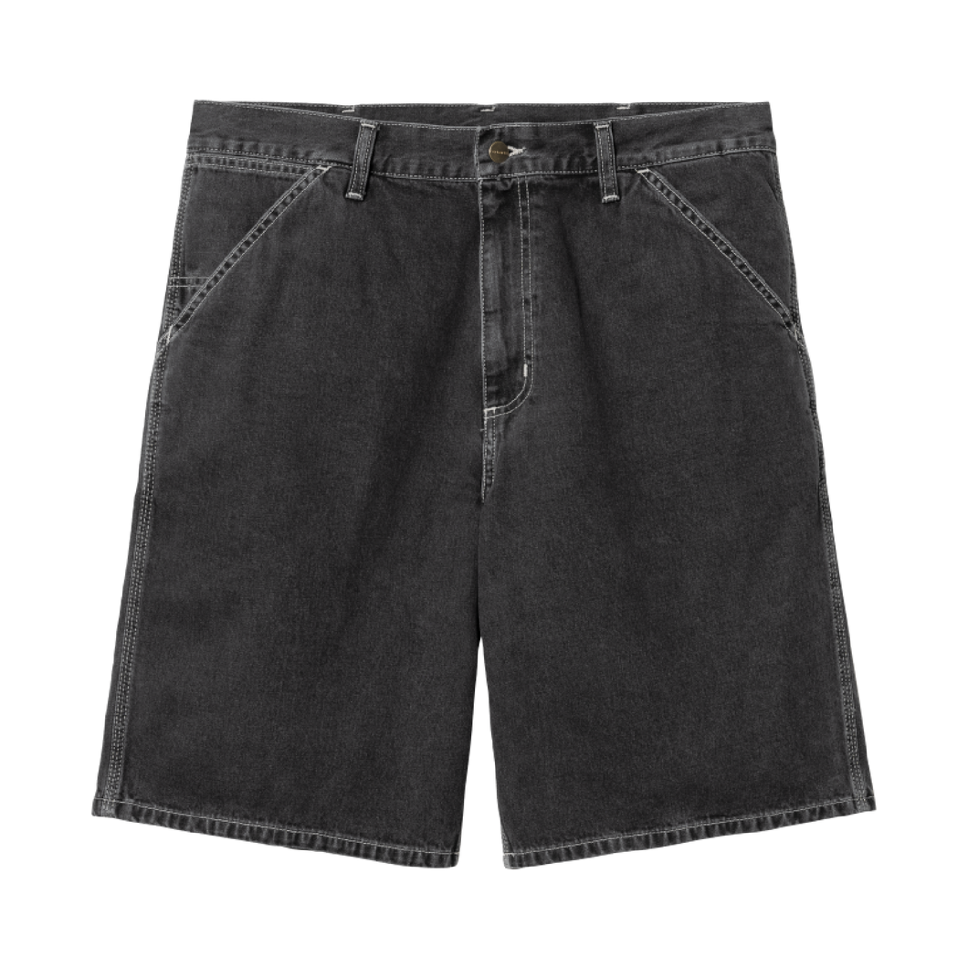 Carhartt WIP Simple Short - Black Heavy Stone Washed
