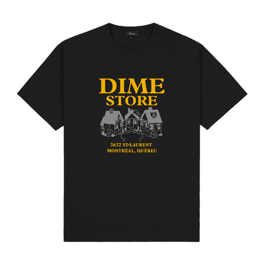 Dime Skateshop Tee - Black