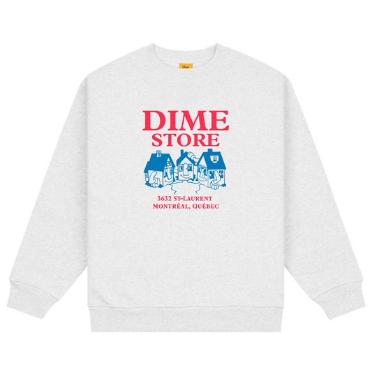 Dime Skateshop Crewneck - Ash