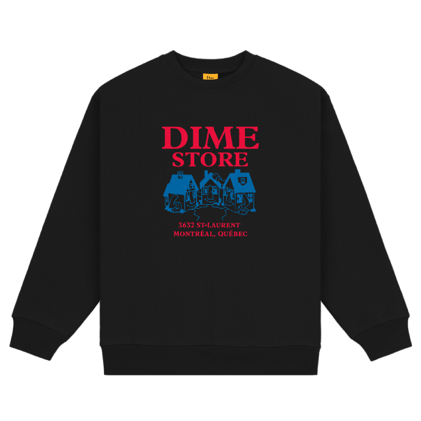 Dime Skateshop Crewneck - Black