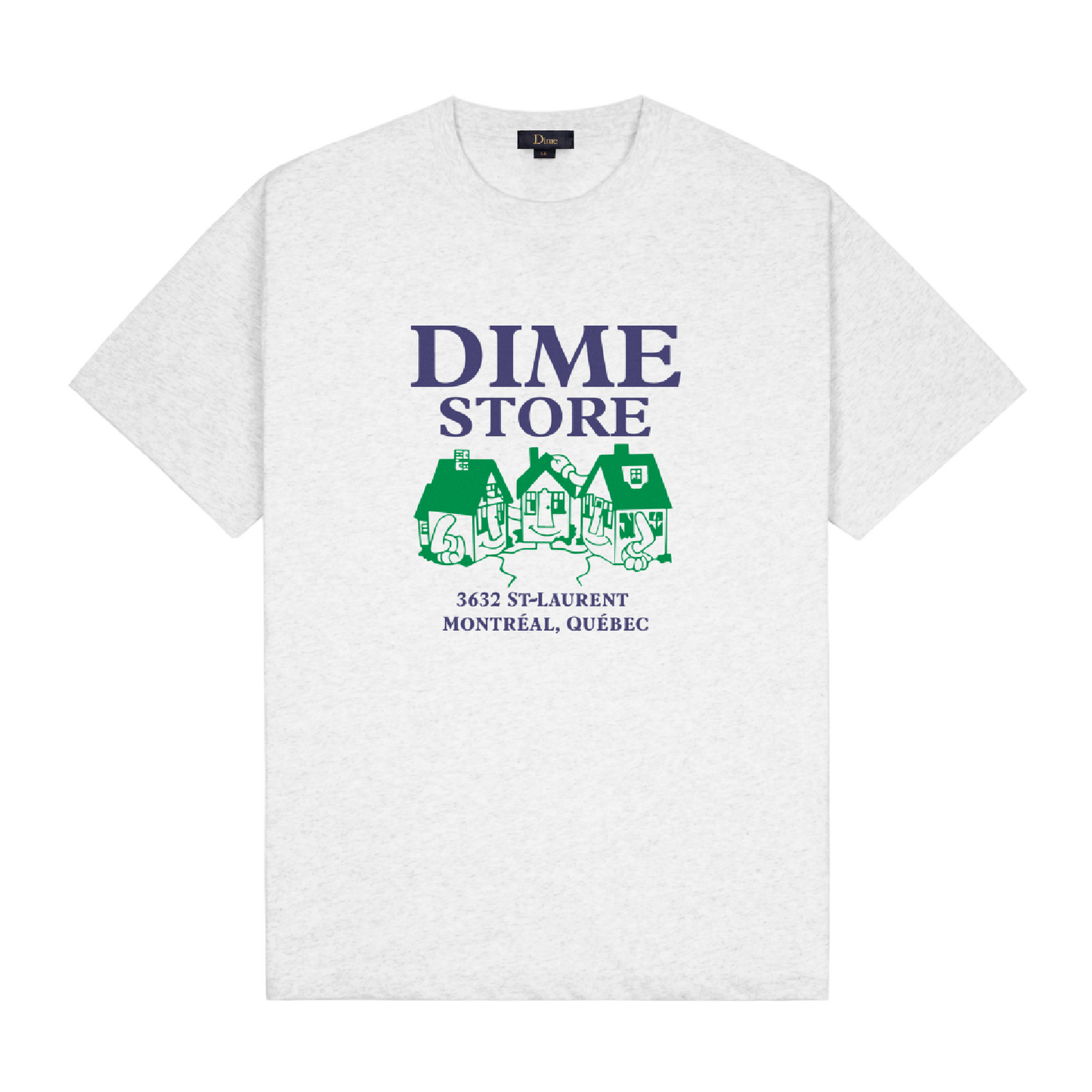 Dime Skateshop Tee - Ash