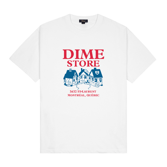 Dime Skateshop Tee - White