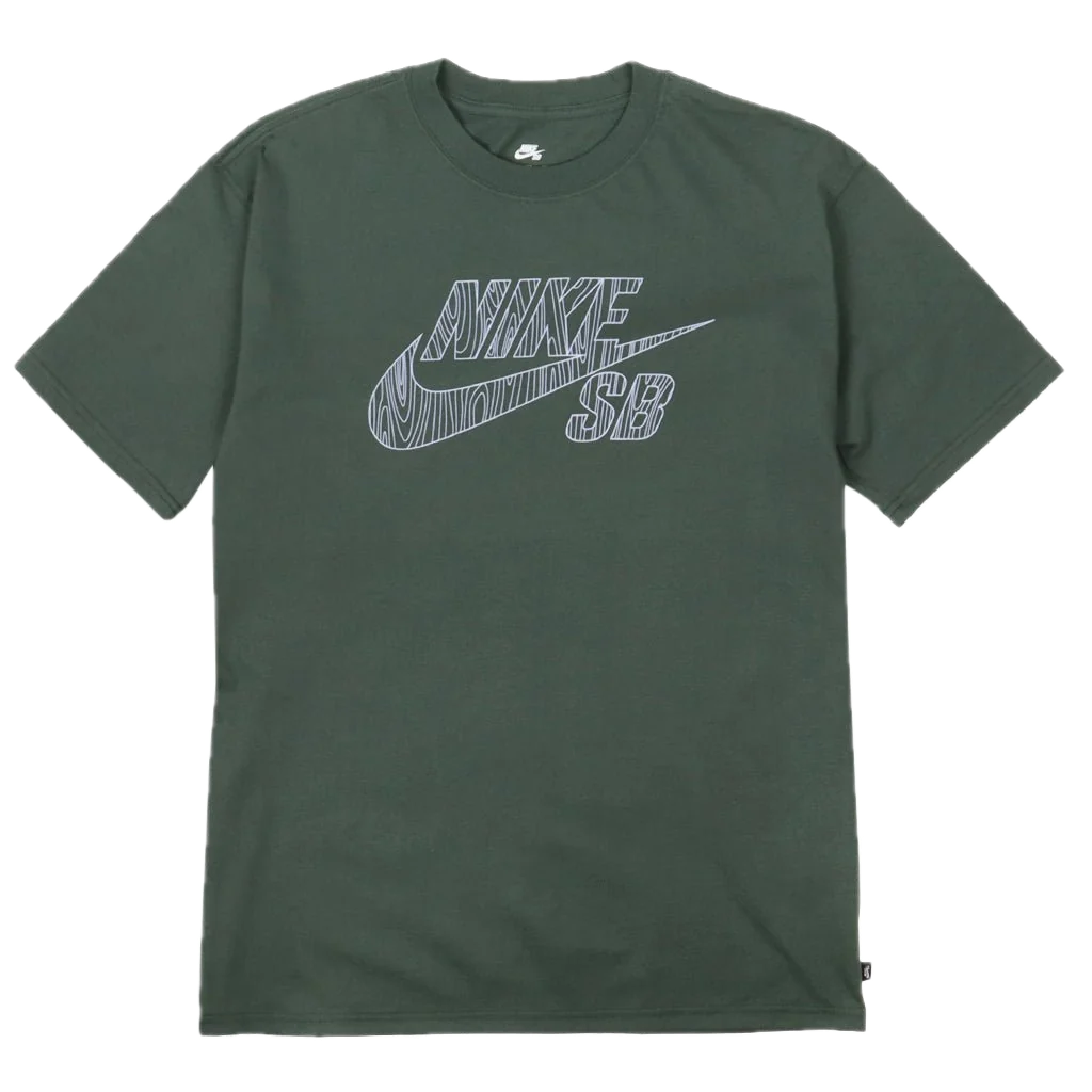 Nike SB Camo Logo Tee - Camo Green