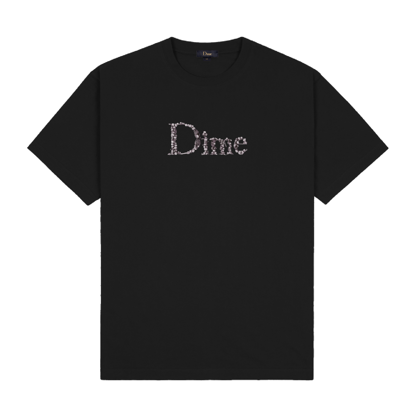 Dime Classic Skull Tee - Black