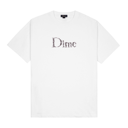 Dime Classic Skull Tee - White