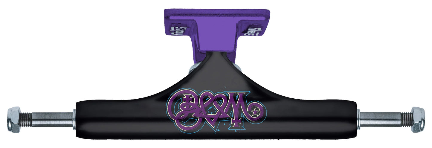 Slappy ST1 Hollow Bam Trucks -Black/Purple