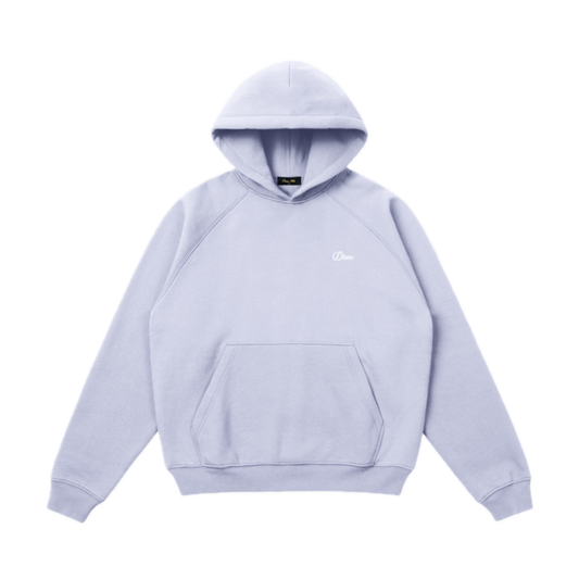 Dime Cursive Small Logo Hoodie - Gray Lavender