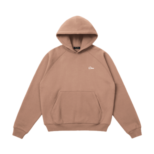 Dime Cursive Small Logo Hoodie - Sepia