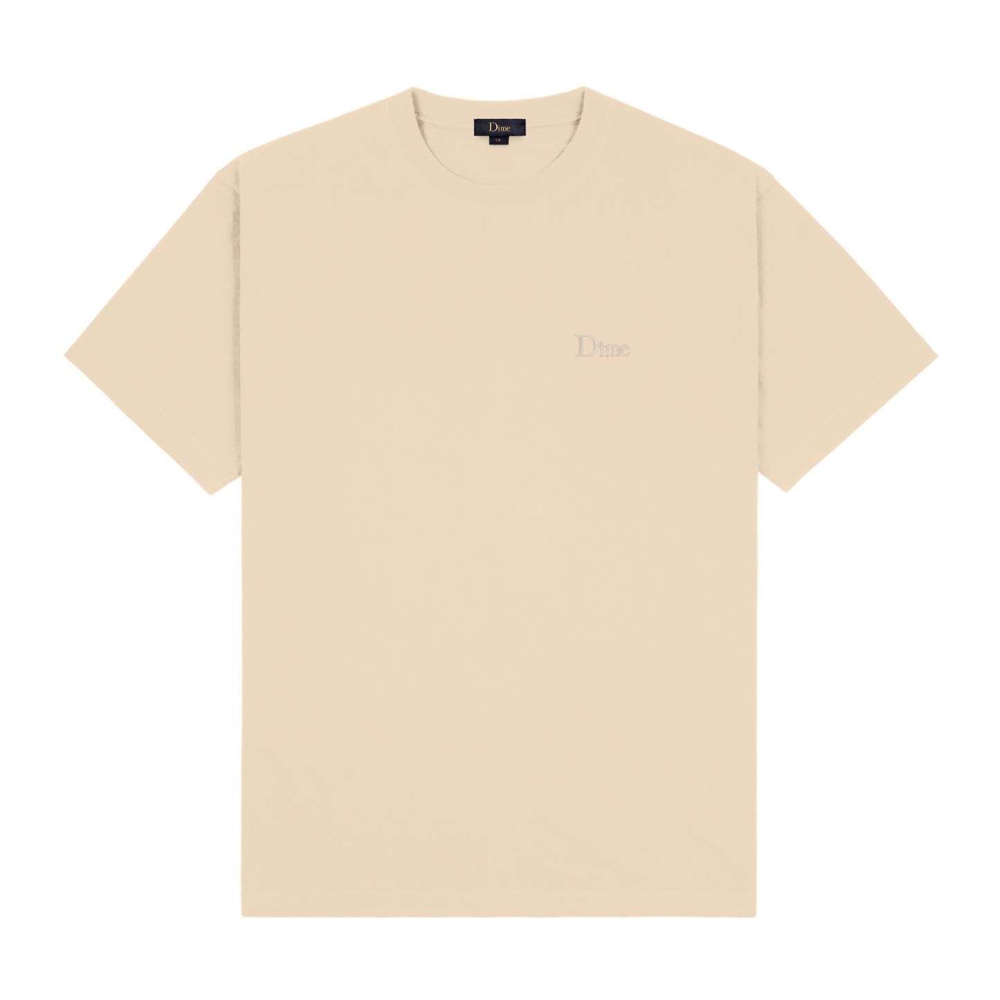 Dime Classic Small Logo Tee - Fog