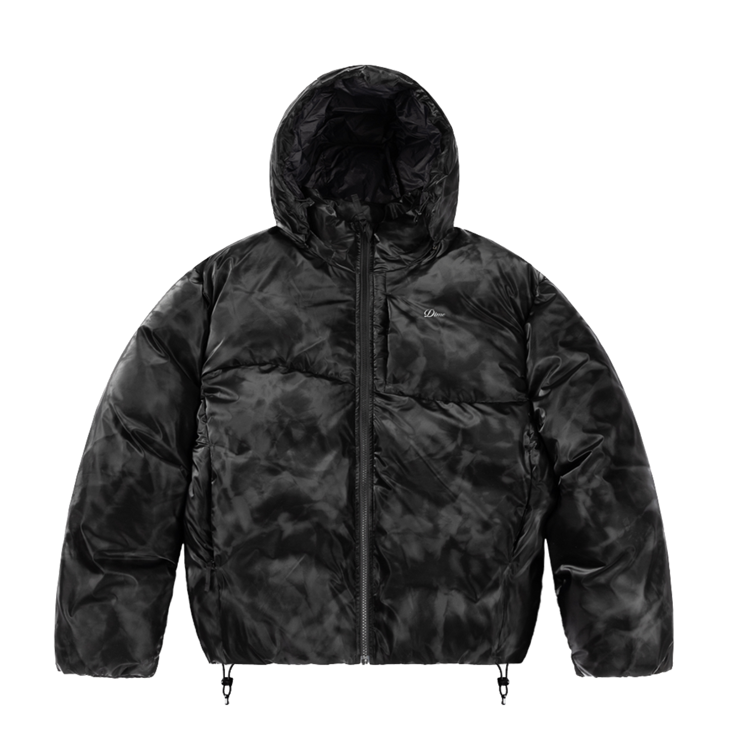Dime Wavy Puffer - Smoke Black