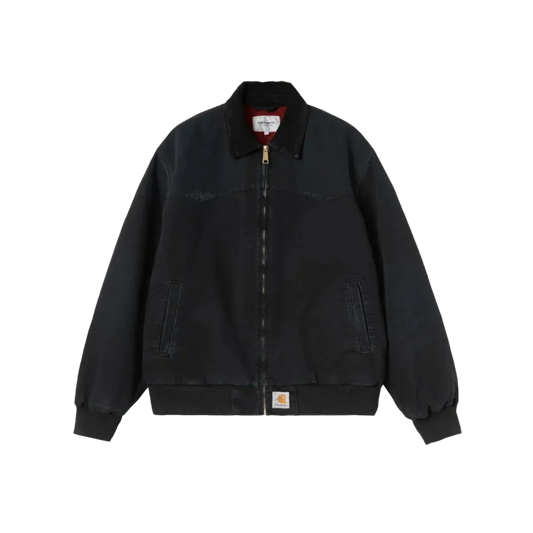 Carhartt WIP OG Santa Fe Jacket - Black Grind Wash