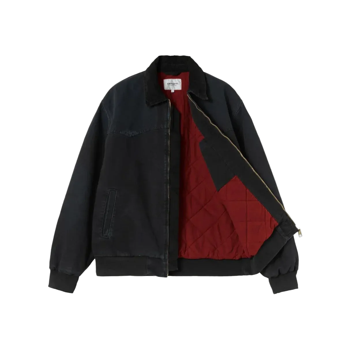 Carhartt WIP OG Santa Fe Jacket - Black Grind Wash