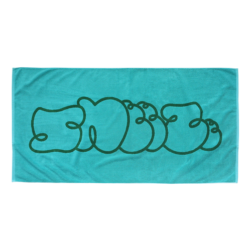 Sneeze Logo Beach Towel - Aqua/Forest