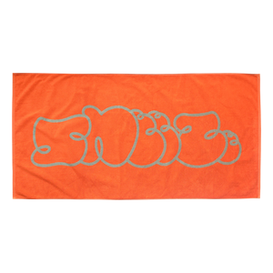 Sneeze Logo Beach Towel - Orange/Sage