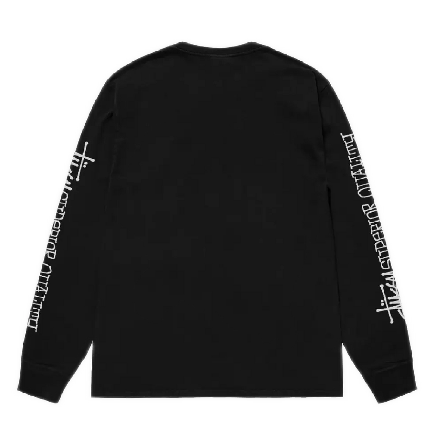 Stussy Superior Quality Pigment Dyed Longsleeve Tee - Black