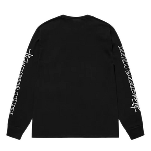 Stussy Superior Quality Pigment Dyed Longsleeve Tee - Black