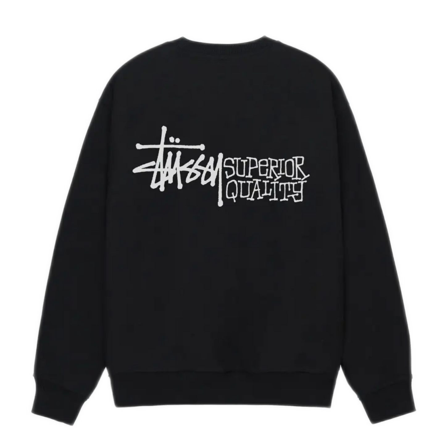 Stussy Superior Quality Crewneck - Black