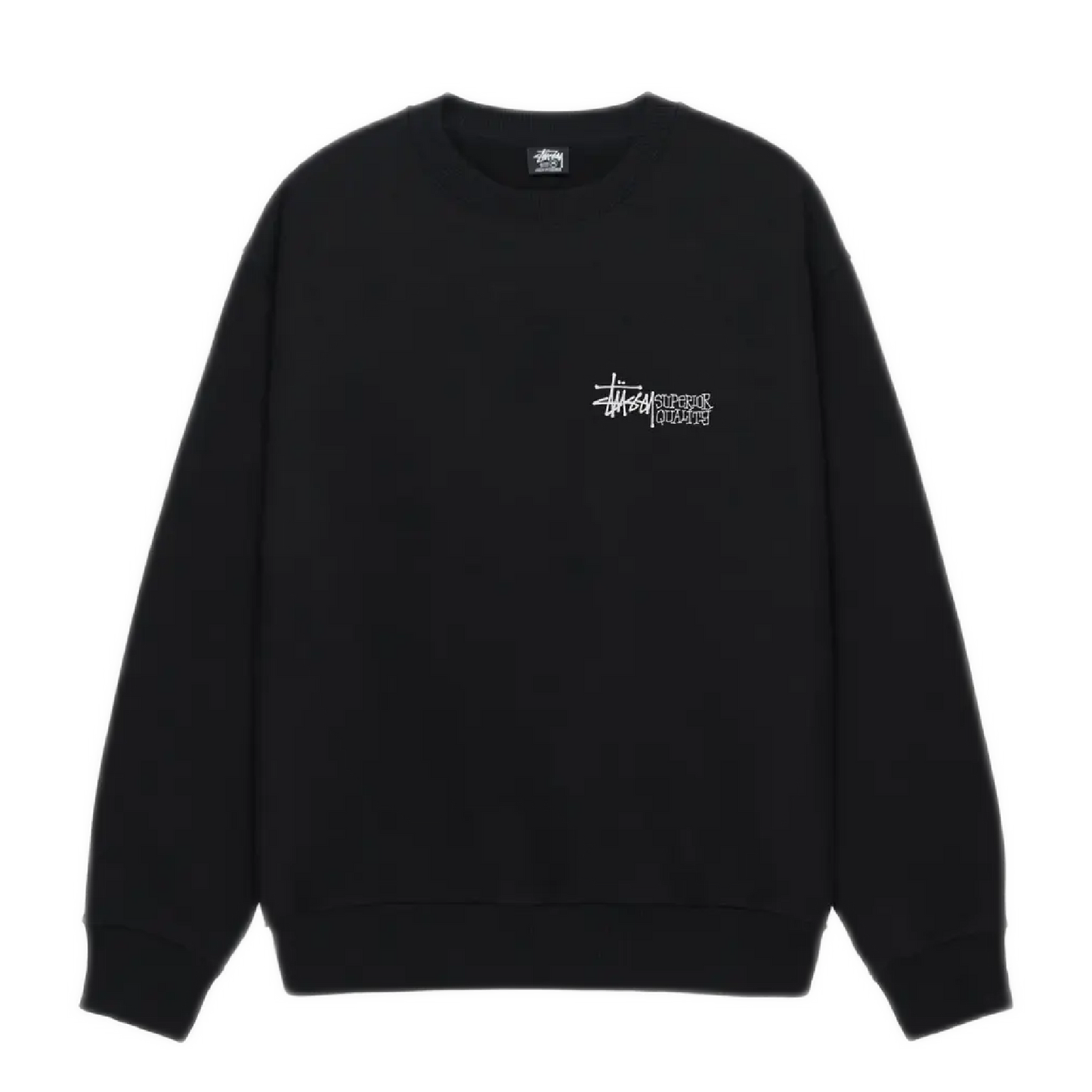 Stussy Superior Quality Crewneck - Black